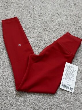 Lululemon Wunder Train High Rise Leggings - Cayenne